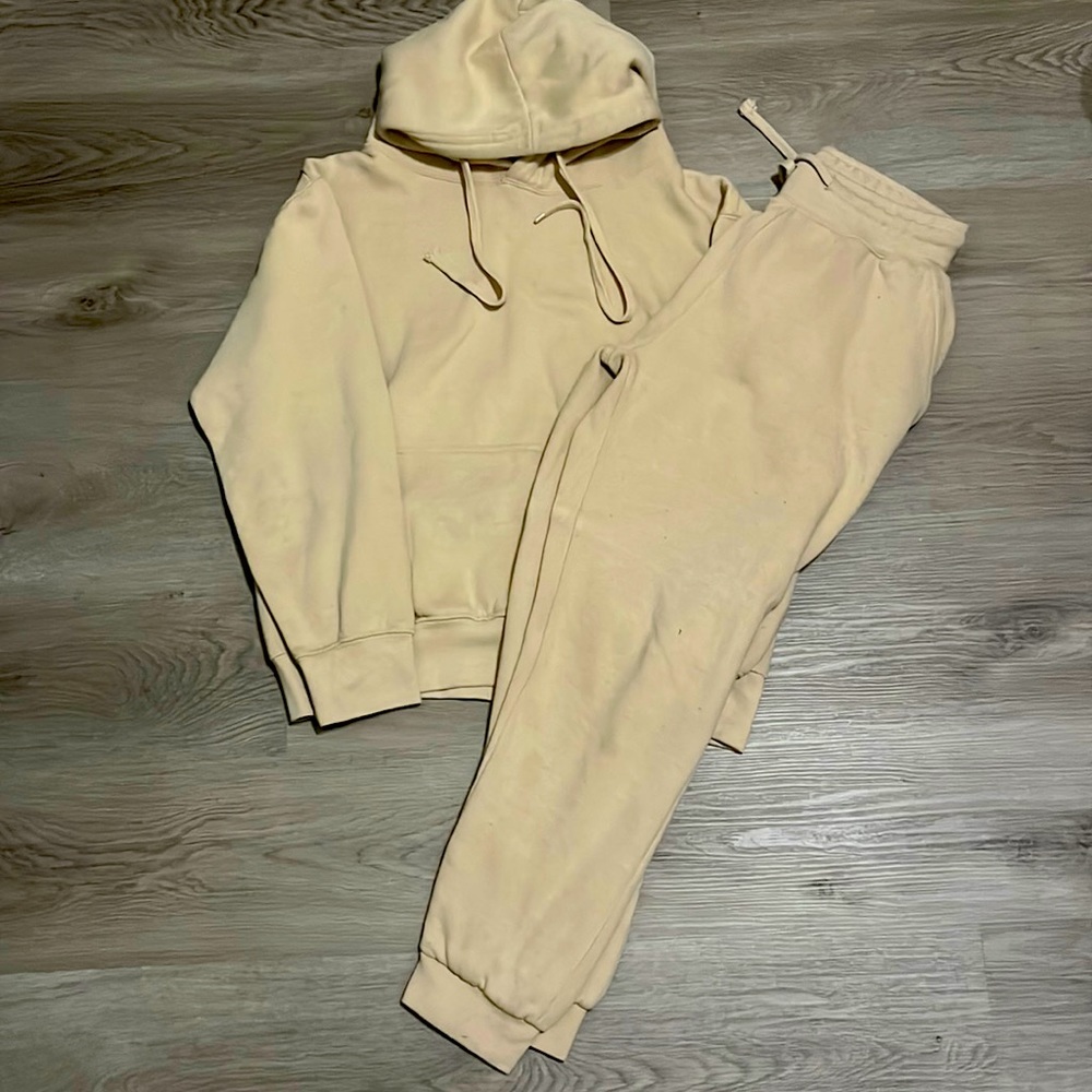 Tan Fleece Sweatsuit